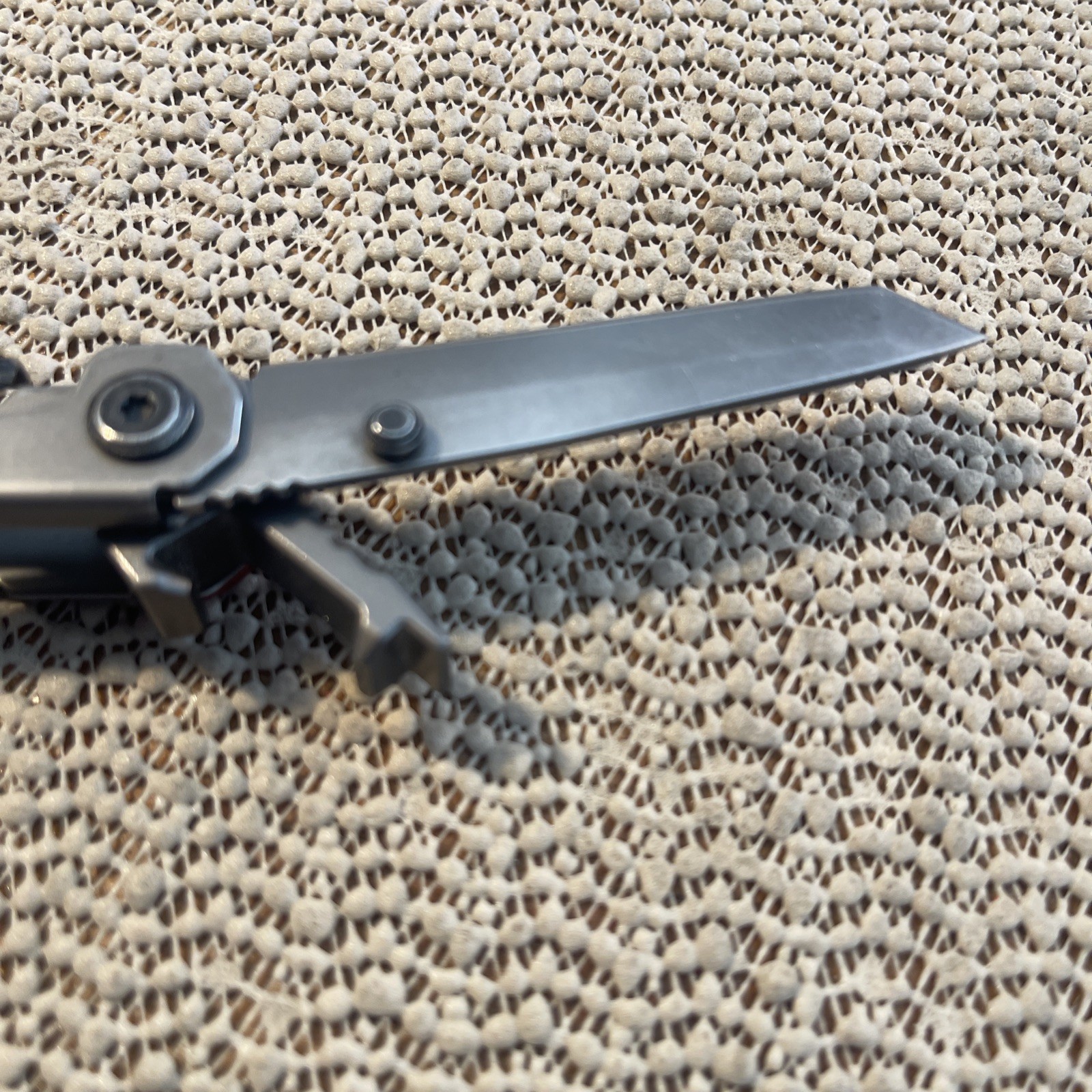 True Titanium Block Multi Tool 5-in-1 Utility Knife, Screwdriver, Bottle Open