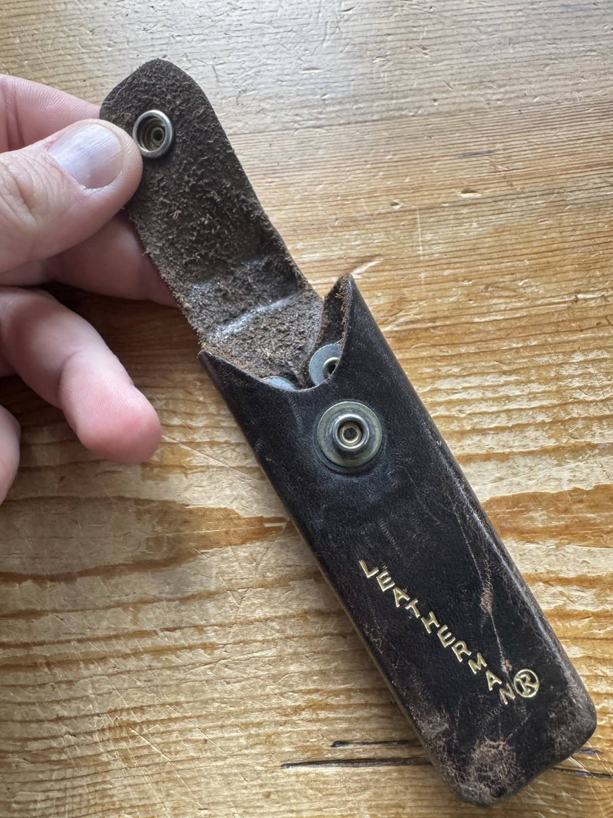 Vntg. Leatherman Leather Sheath For Classic Tool – Great Shape