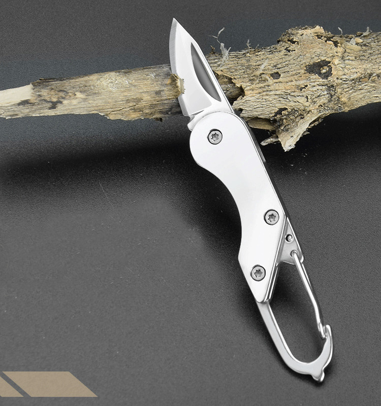 Mini Pocket Keychain Folding Blade Knife Outdoor Travel Camping EDC Knife
