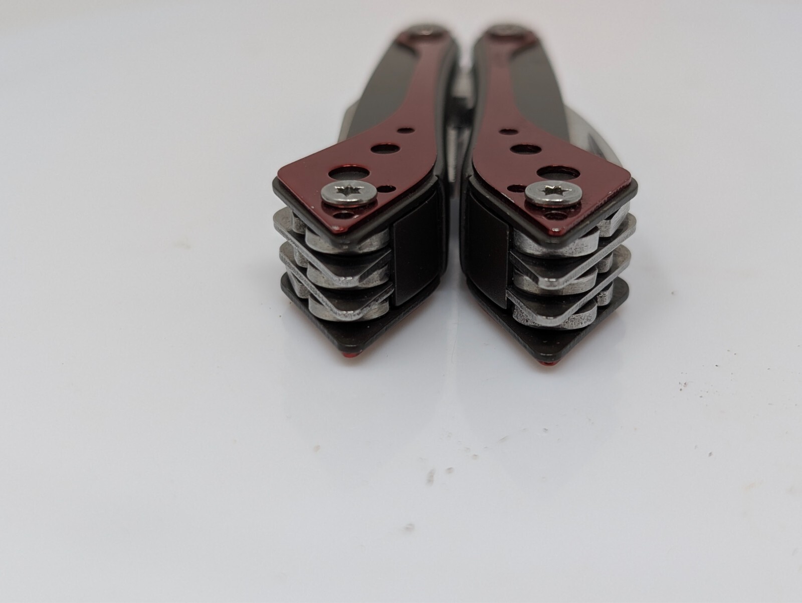 Cabela’s 7-in-1 Mini Multi Tool – Cherry Red, With Nylon Case EDC