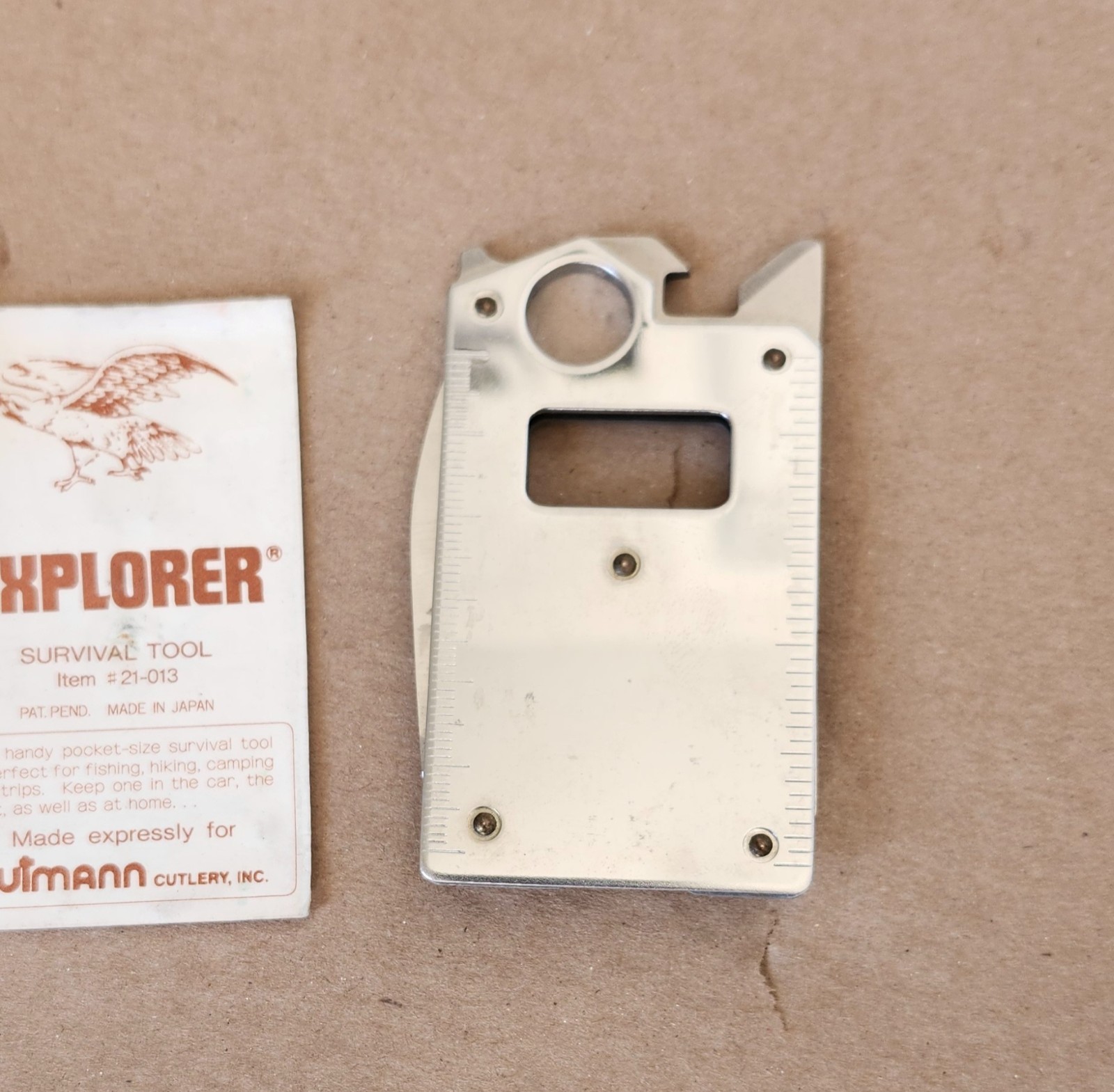 HOFFRITZ TYPE H MULTITOOL – CAMPING SURVIVAL FISHING – STAINLESS STEEL JAPAN VTG