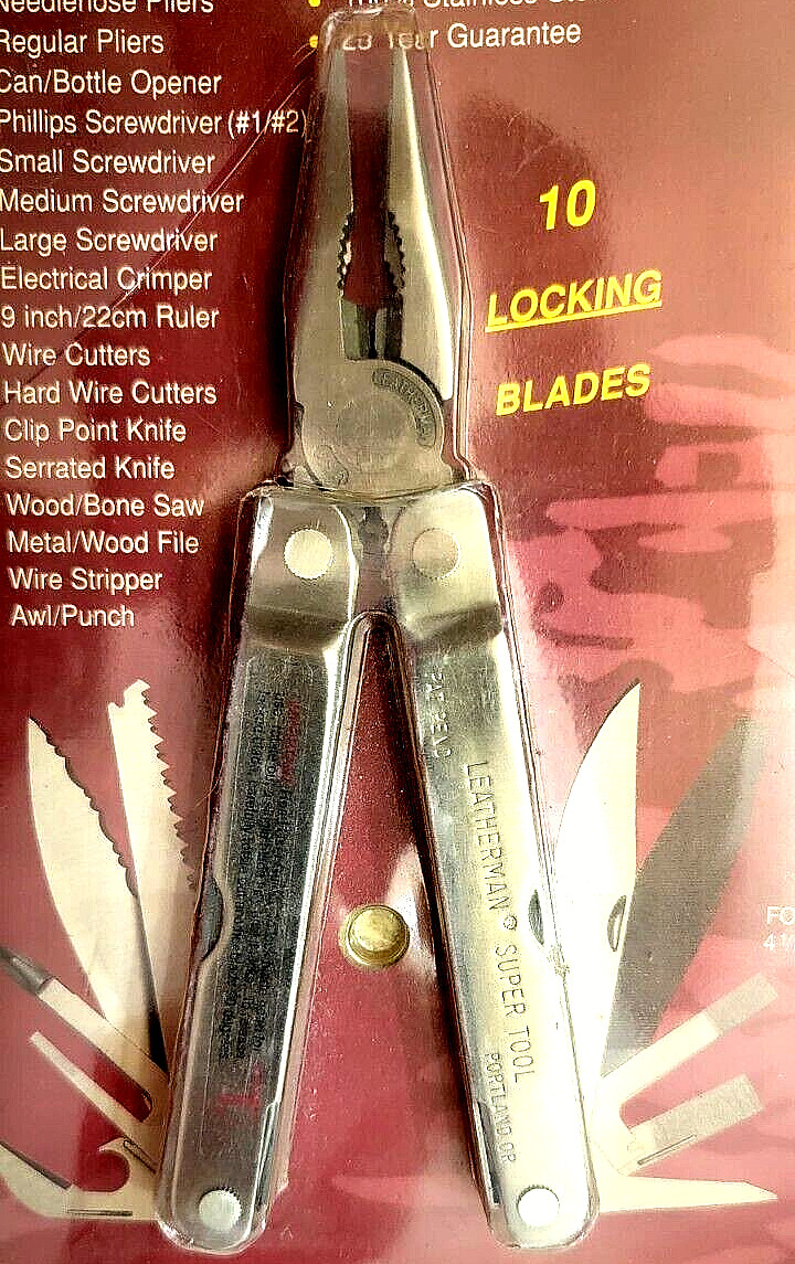 NEW Leatherman Original model super tool sealed blister pack!! Supertool