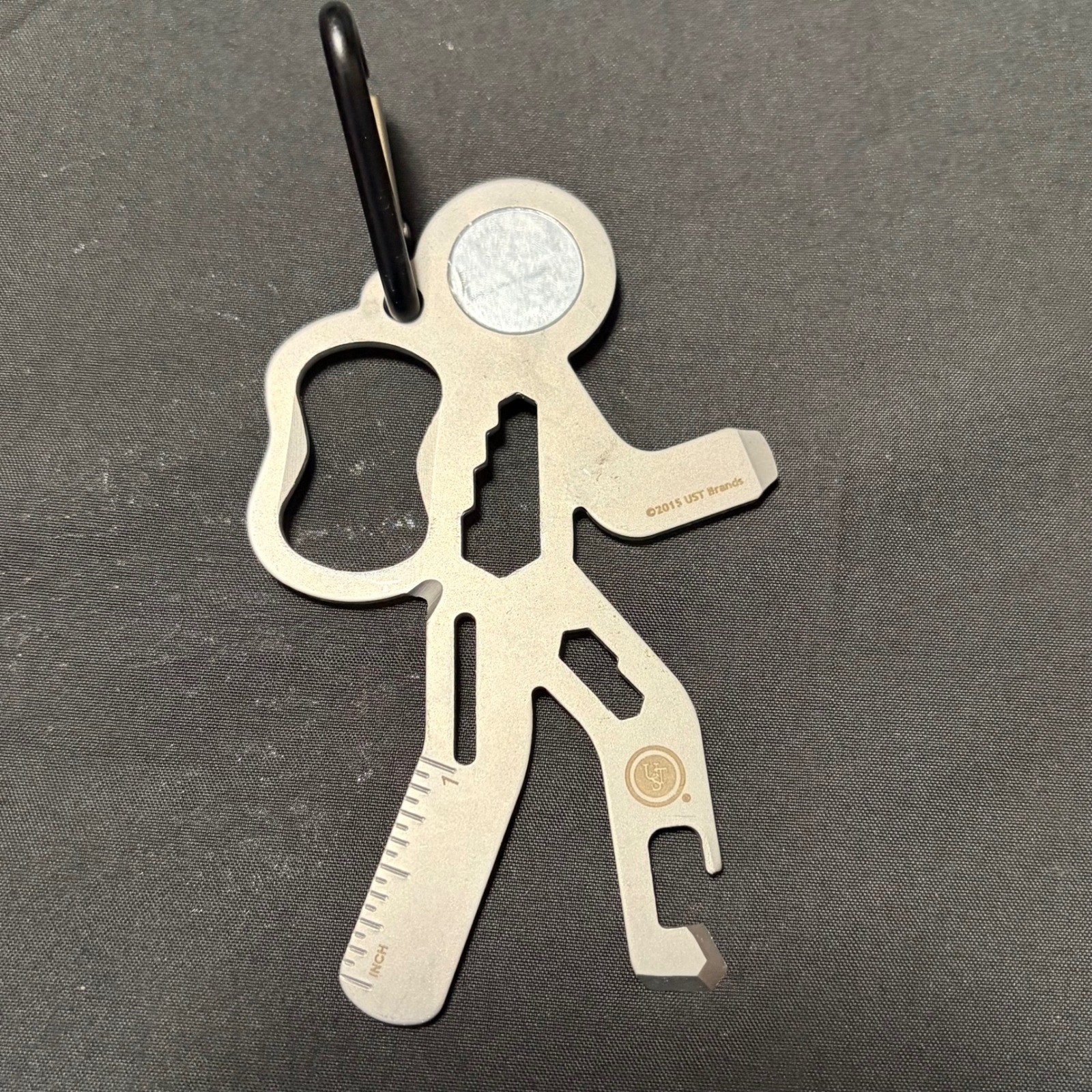 UST Brands Tool A Long Keychain Multi Tool Bottle Opener Pry Bar Wrench EDC