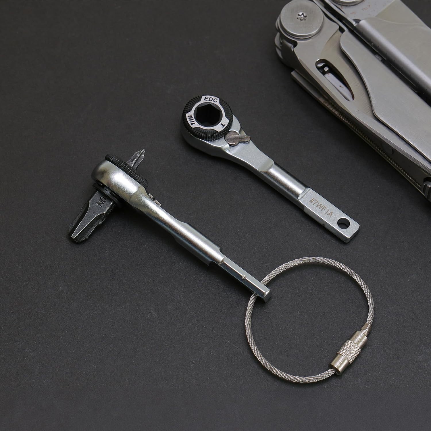 EDC Ratchet Wrench for Leatherman Multitools Compact Flat End Screwdriver
