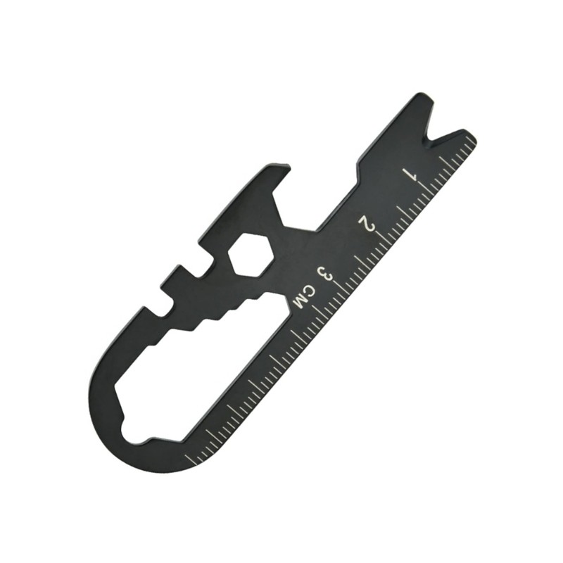 Combination Tool Screwdriver Corrosions Resistance Engraving Ruler Bottle Opener