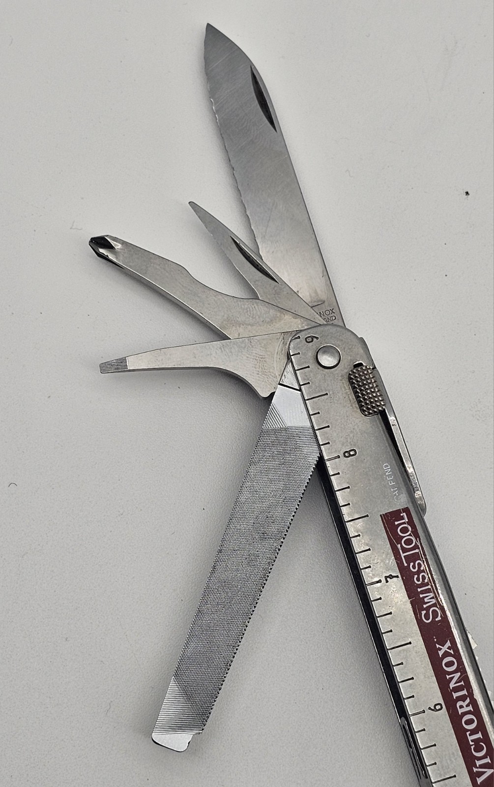 Victorinox SwissTool Multi-Tool Stainless Steel 10 Tools Silver with Sheath