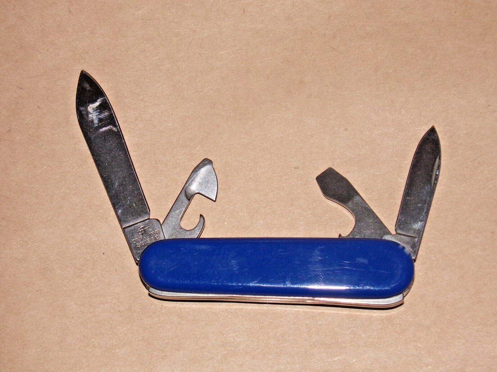 Schweizer Messer Victorinox Blue Swiss Pocket Knife NIB ChemTreat Advertising