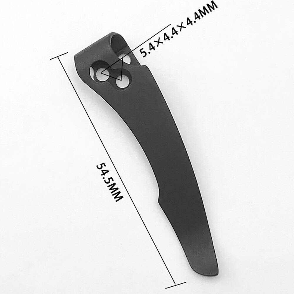 Titanium Alloy Deep Carry Pocket Clip for Cold Steel Recon 1 Folding Knife Parts