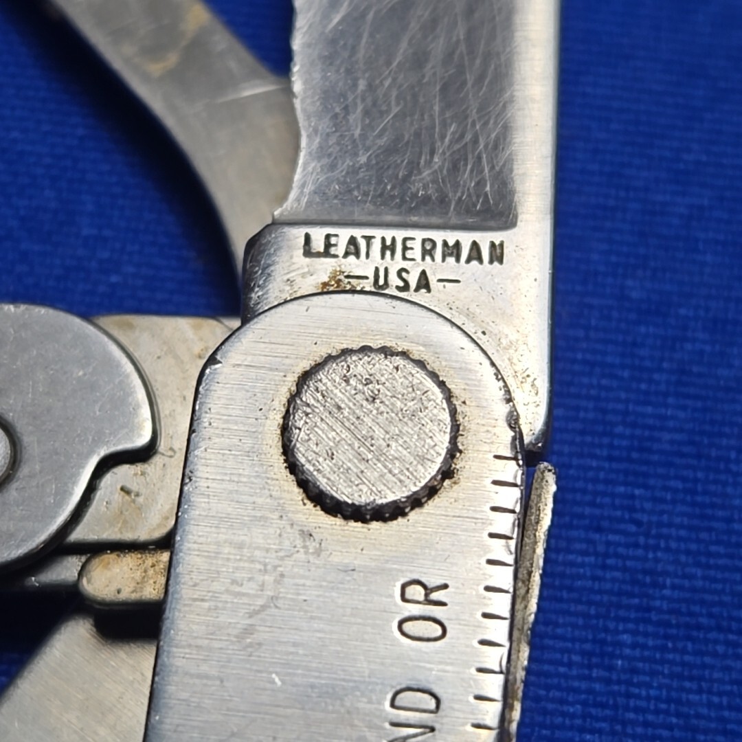 Leatherman PST II 2 Multi Tool Vintage Knife Folding Leather Case