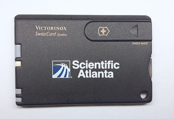 VICTORINOX ▪️ SwissCard QUATTRO ▪️ ‘Scientific Atlanta’ 🔸️ UNUSED