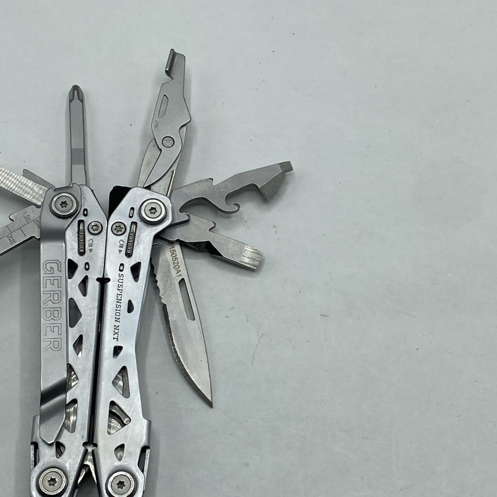 Gerber Suspension NXT & Paraframe I Knife Logo Combo – Silver