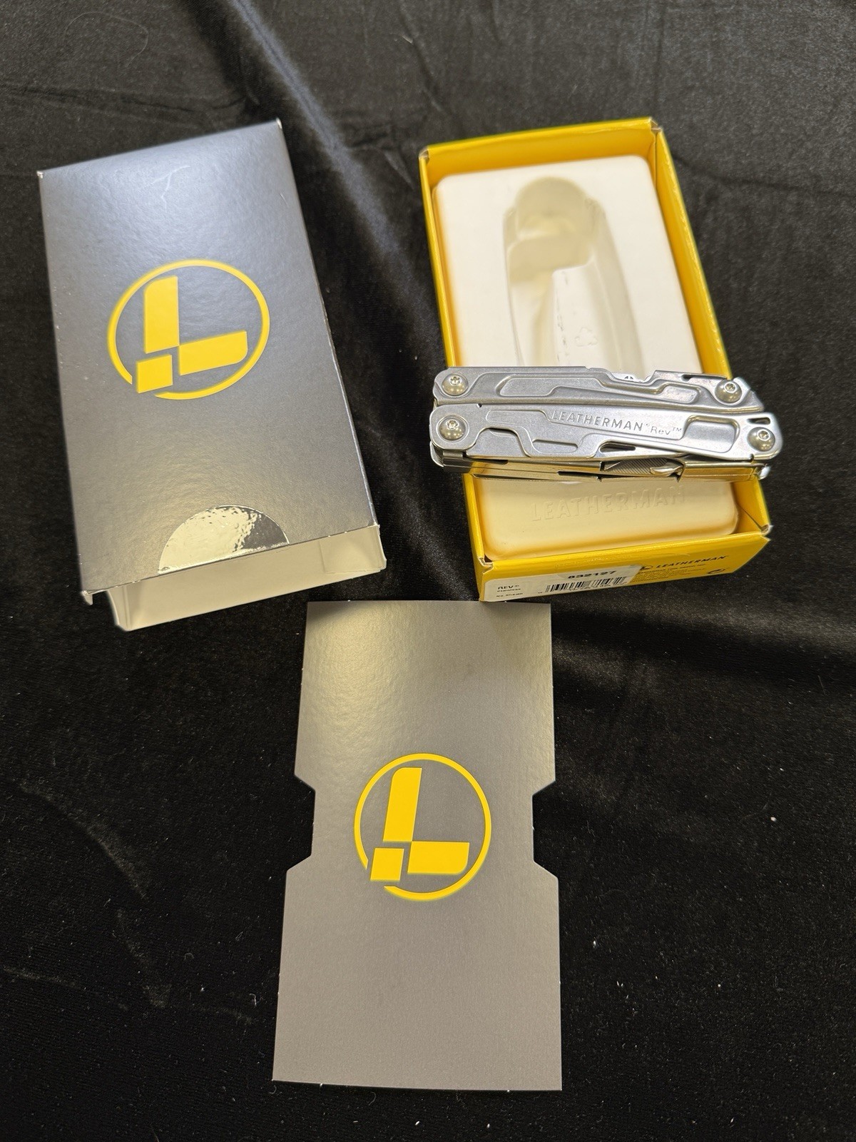 Leatherman Rev Stainless Multi-Tool NIB Engraved Display Model