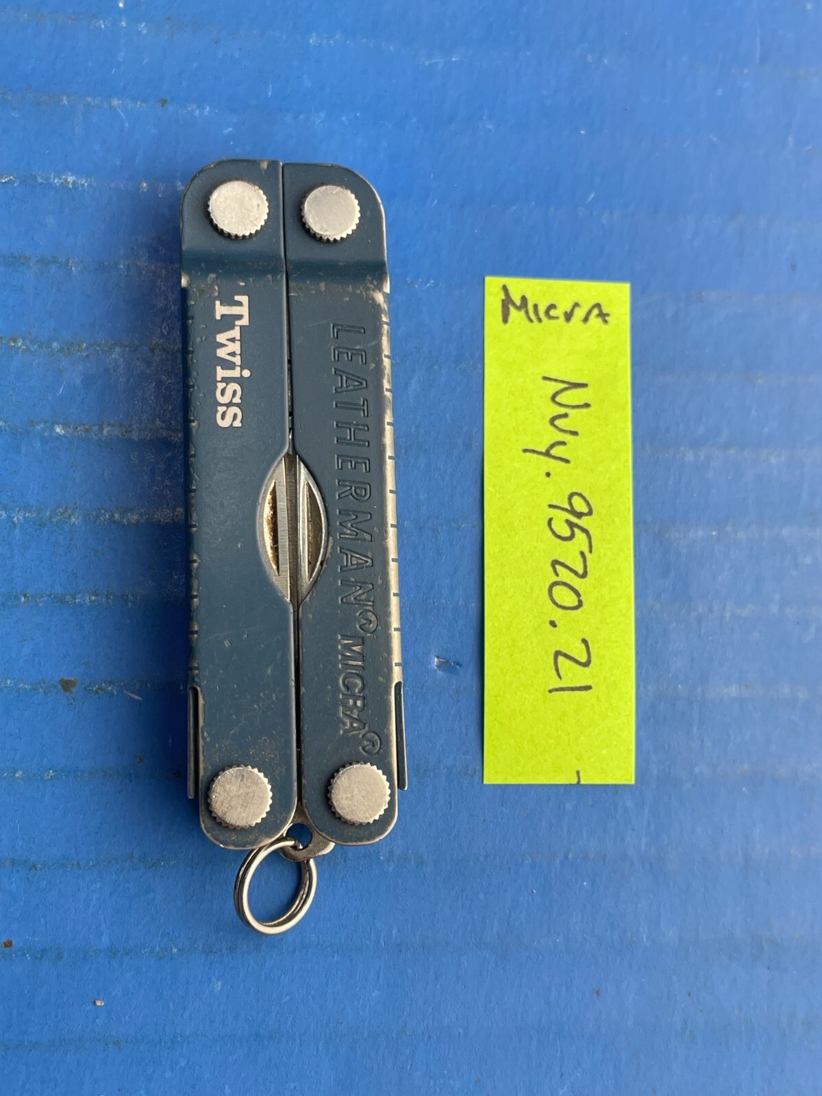 Leatherman Micra 10 in 1 Multitool Anodized Aluminum – Navy Blue