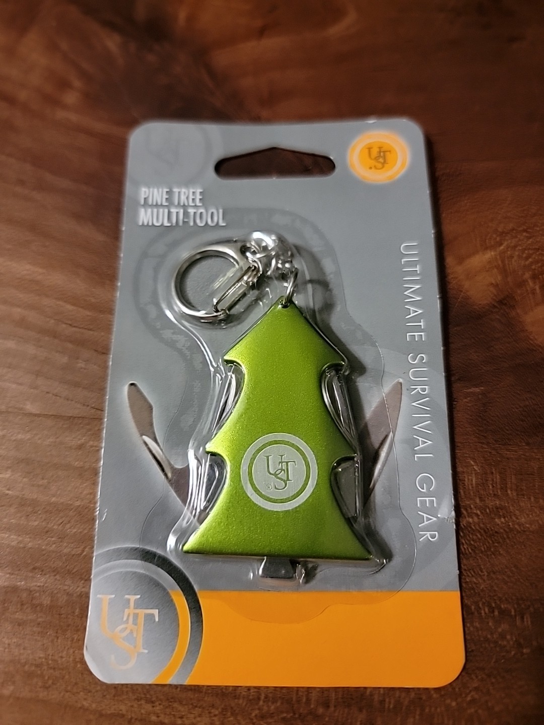 UST Pine Tree Multi Tool Bottle Opener Knife Blade Keychain