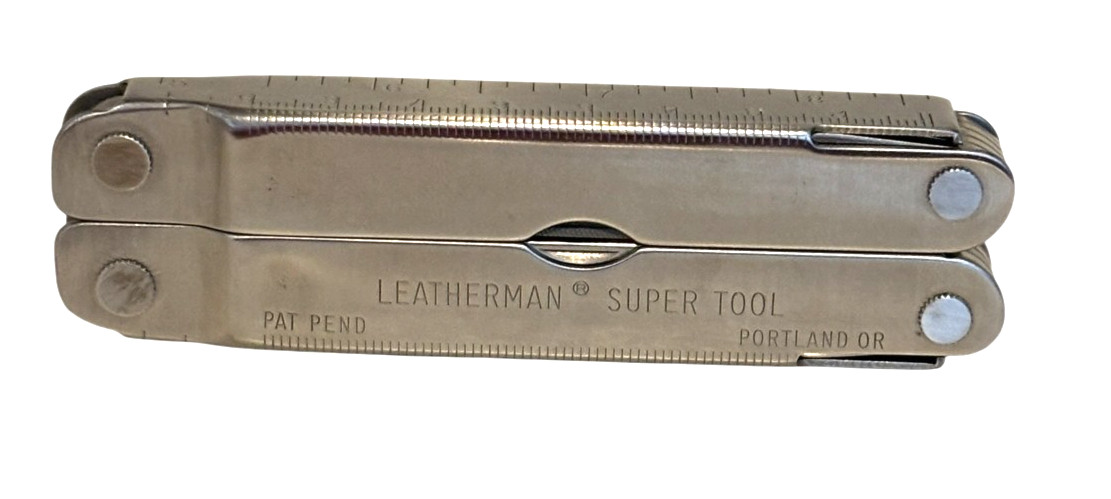 Vintage Leatherman Super Tool Leather Case Pat Pend Portland Or NICE