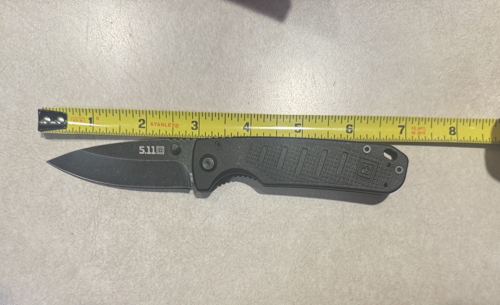 5.11 Tactical ICARUS DP MINI MANUAL FOLDER KNIFE All Black