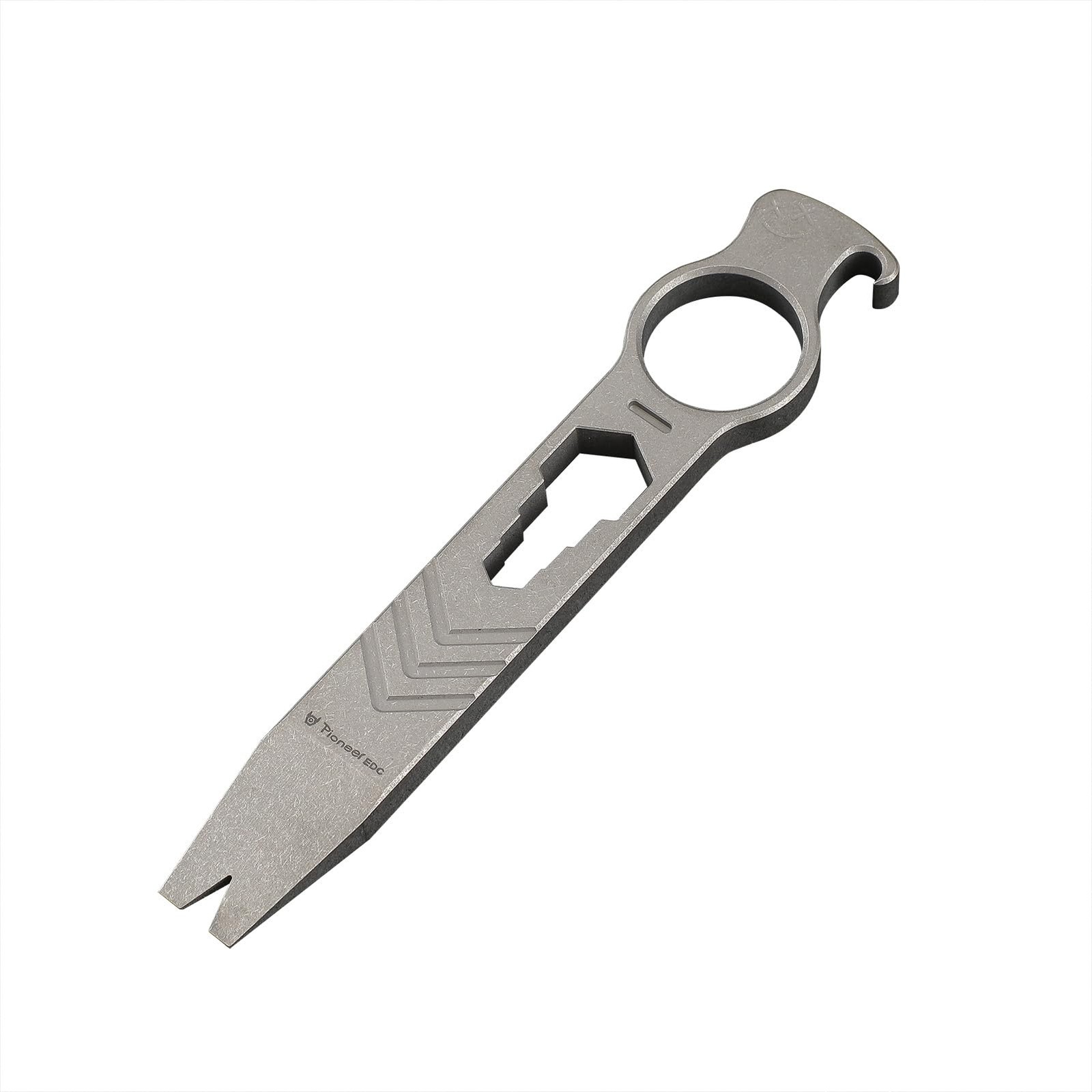EDCMultifunction Titanium Crowbar with Bottle Opener, Screw Caps…