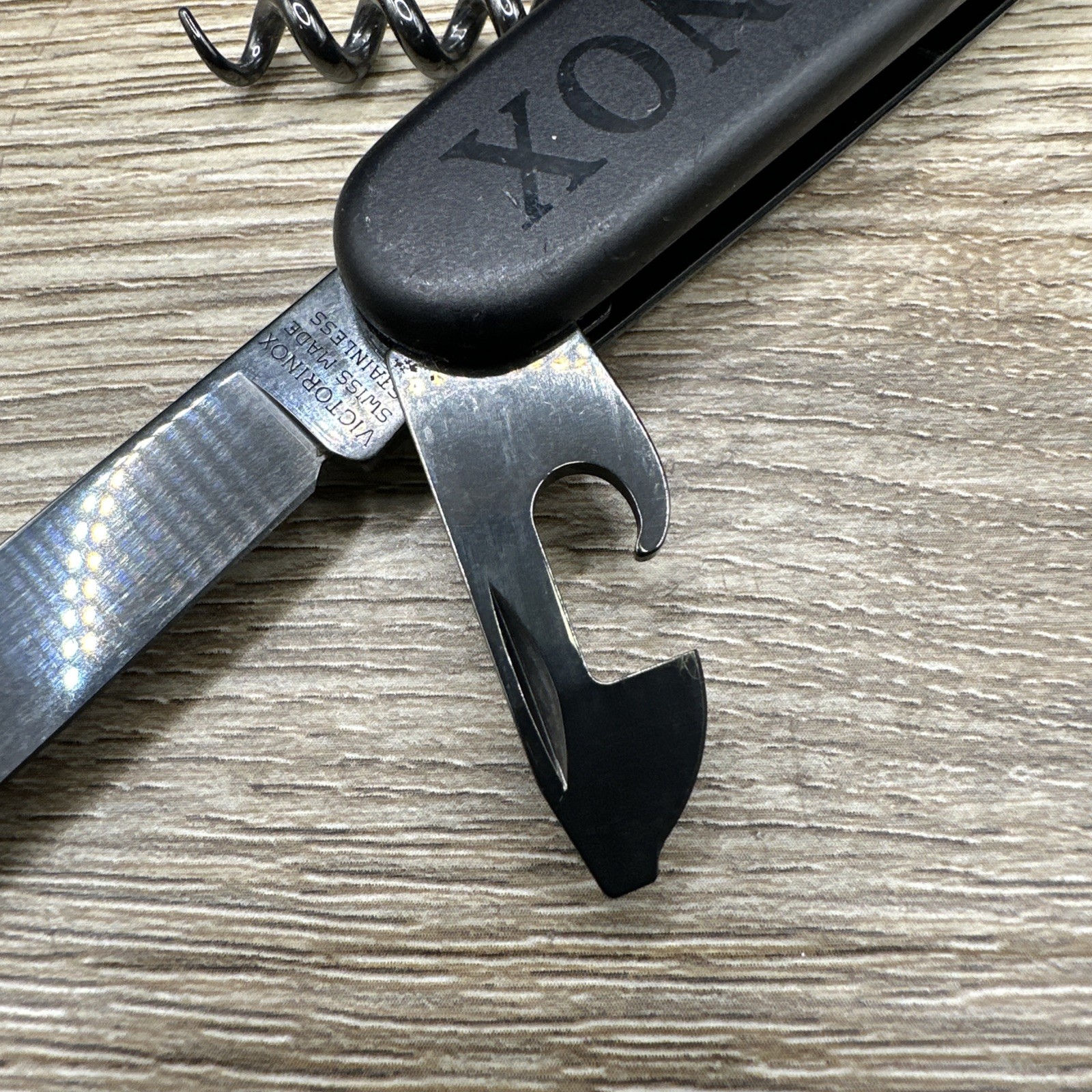 Victorinox Swiss Army Knife Onyx Monochrome Black Spartan Folding Knife EDC