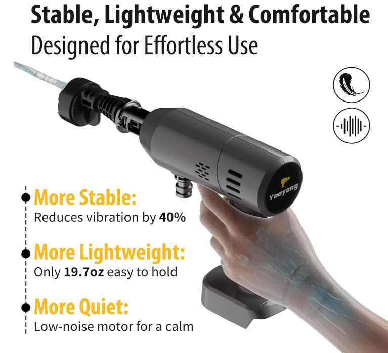 Portable Handheld Cleaning Tool, Lightweight Compact Spray Tool with 6-in-1