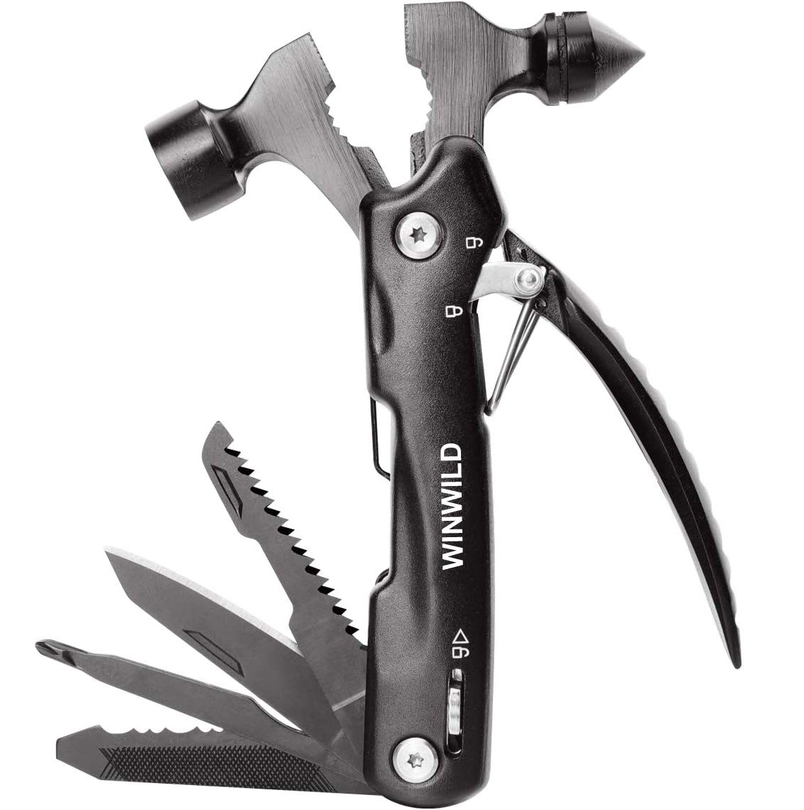 MultiTool Mini Emergency Hammer, Unique Christmas Gifts for Dad Men Women,…