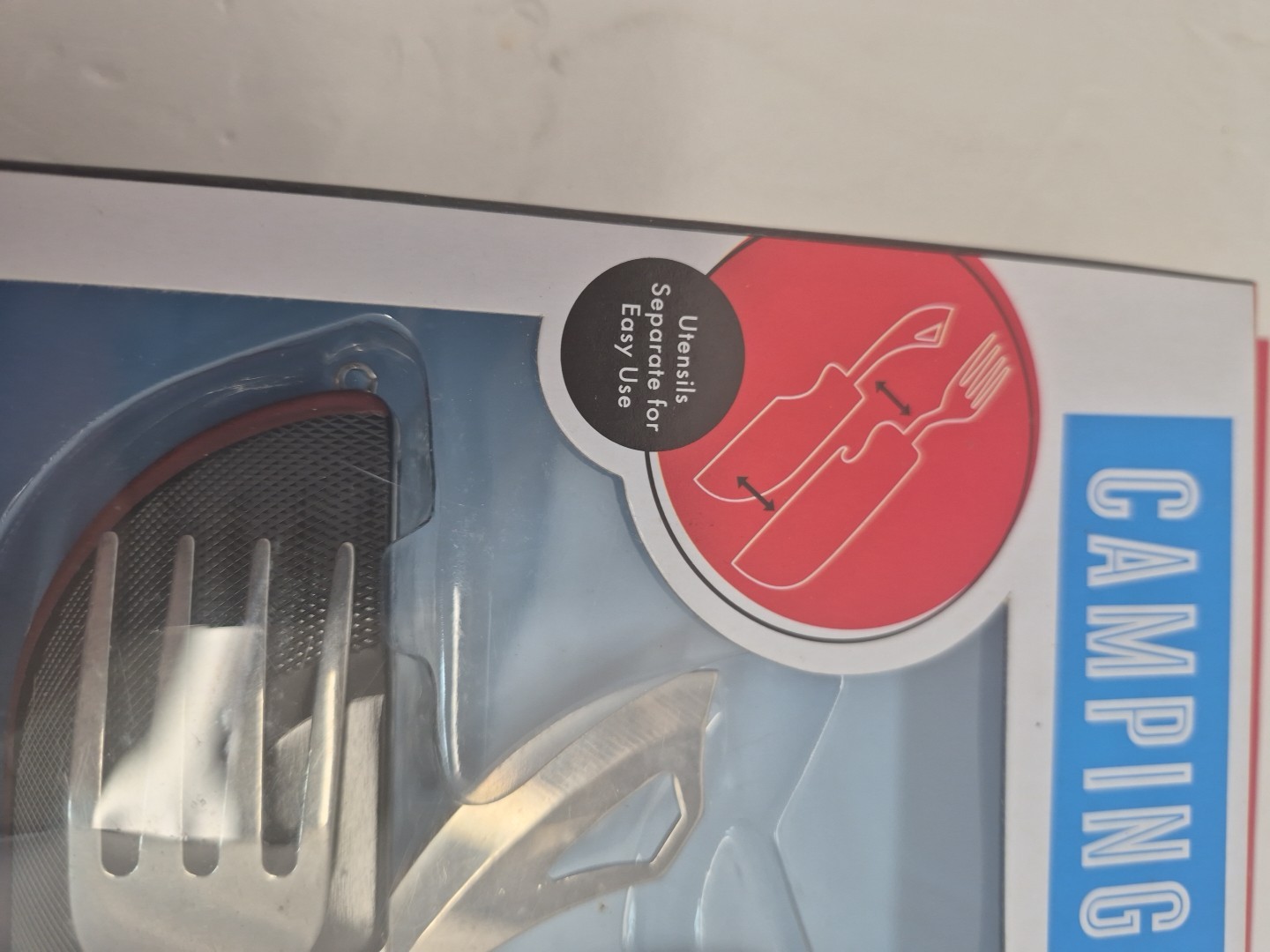 Ultimate Camping Utensil Survival Tool with Knife, Fork & Spoon