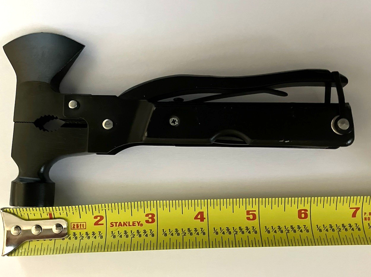 15-In-1 Multifunction Hatchet Survival Camping Multi Tool w/Hammer,Axe,Saw #490