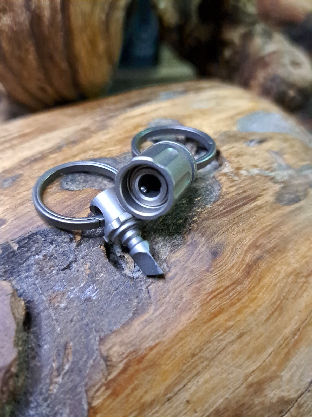 Pro Series Titanium Quick-Release Multi-Tool Swivel Keychain