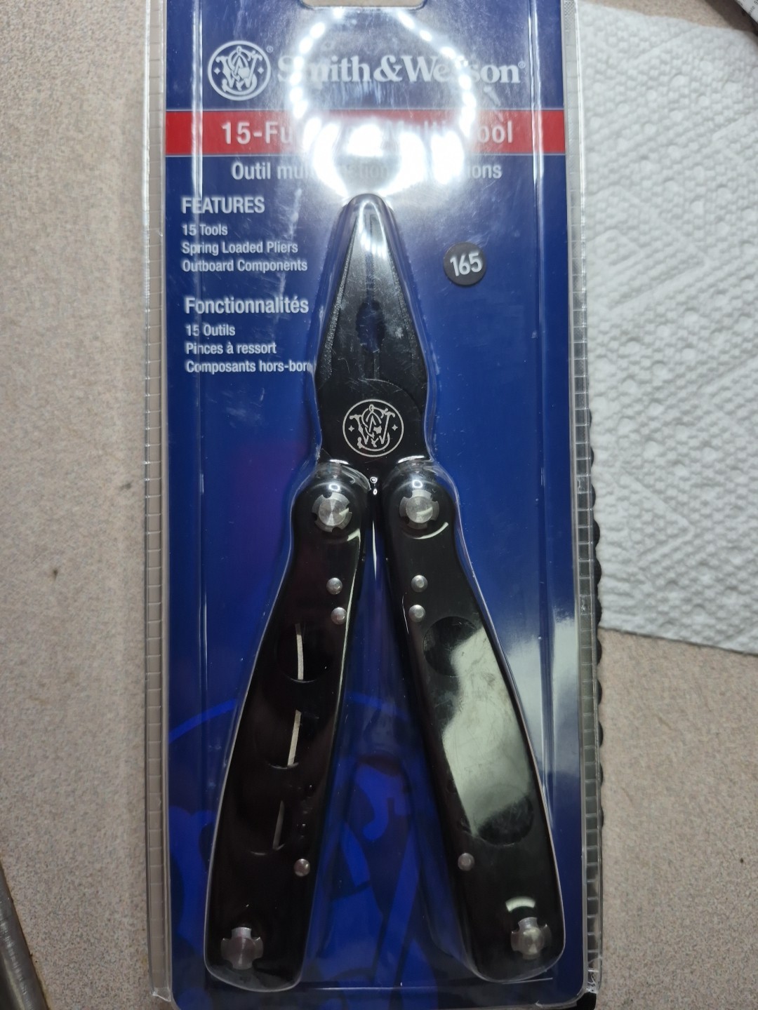 SMITH & WESSON 15 Function Multi-Tool Black SHEATH CASE New