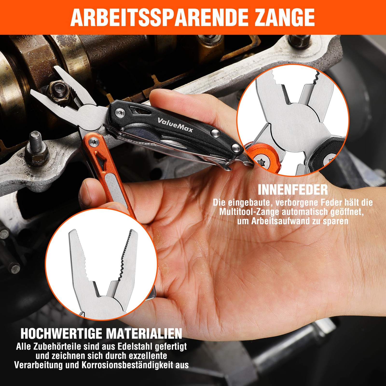 Multifunction Pliers, 9in1 Mini Multitool, Multifunction Tool with Pliers and Me…