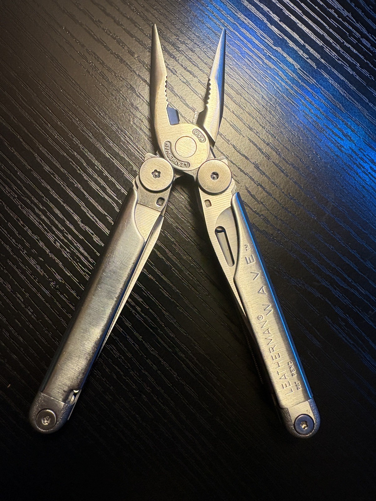 Leatherman Wave PAT PEND 1999 Early First Gen, Leather Sheath Vintage, Excellent
