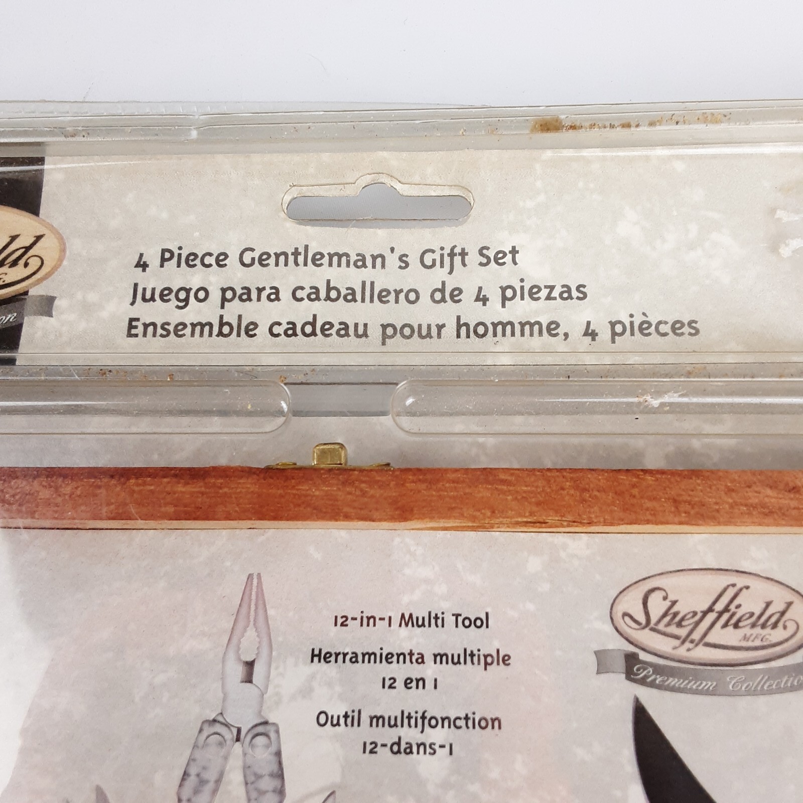 Sheffield 4Piece Gentlemen’s Gift Set Sports Watch,Folding Knife,Flashlight,Tool