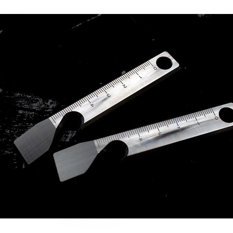 EDC Tool TITANER Alloy Pocket Titanium Pry Bar Crowbar Multi Tools Ruler Opener