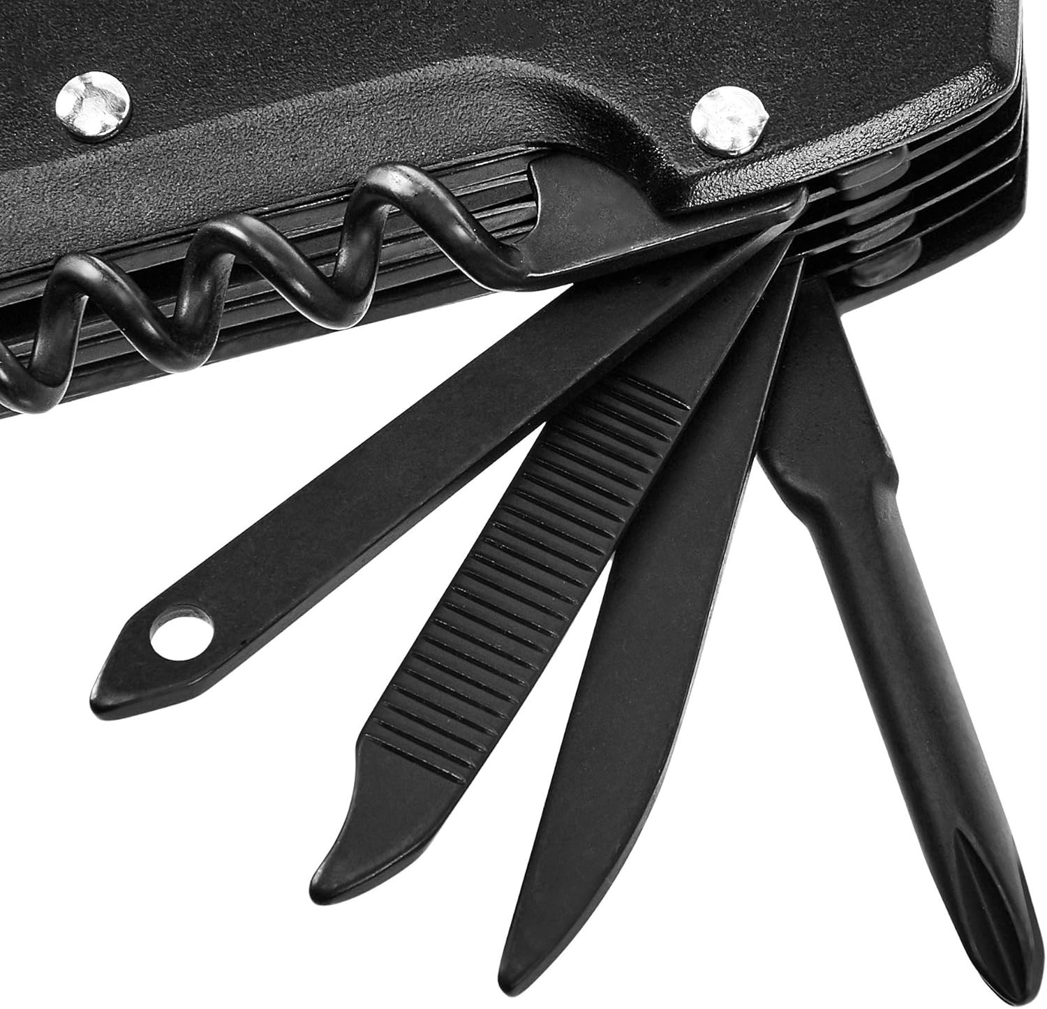 15-in-1 Stainless Steel Multitool Pocket Knife with Sheath for Hiking, Campin…