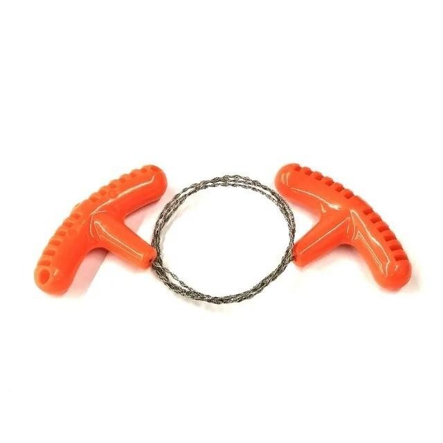 Portable Stainless Steel Wire Saw Survival Camping Hand Chain Saw EDC Tool