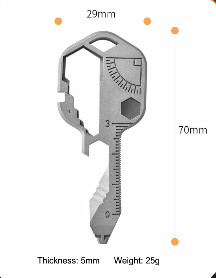 Outdoor Portable Multifunctional Key Tool Gadget Combination Card Camping EDC