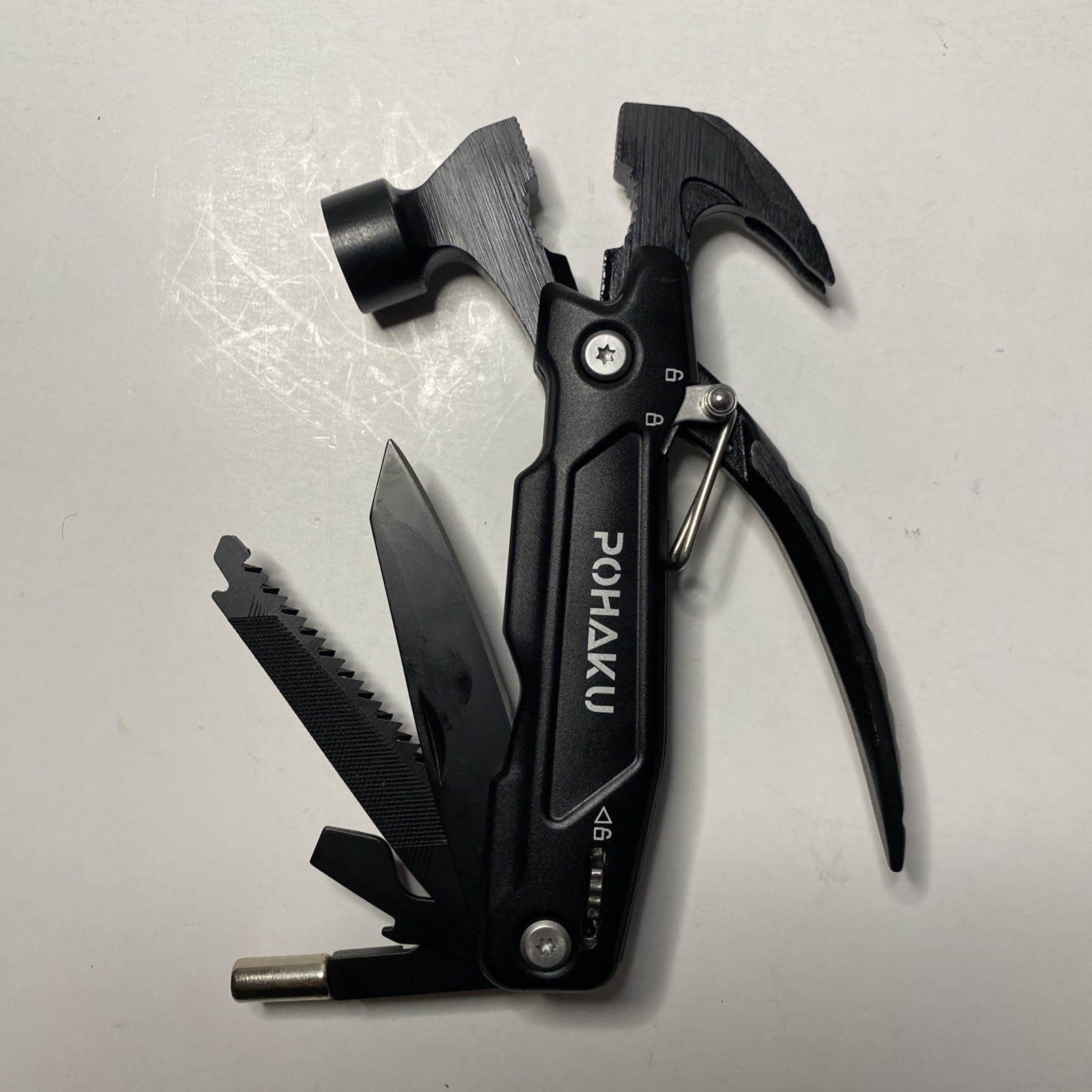 Pohaku Folding Hammer Multitool w/ Nylon Sheath
