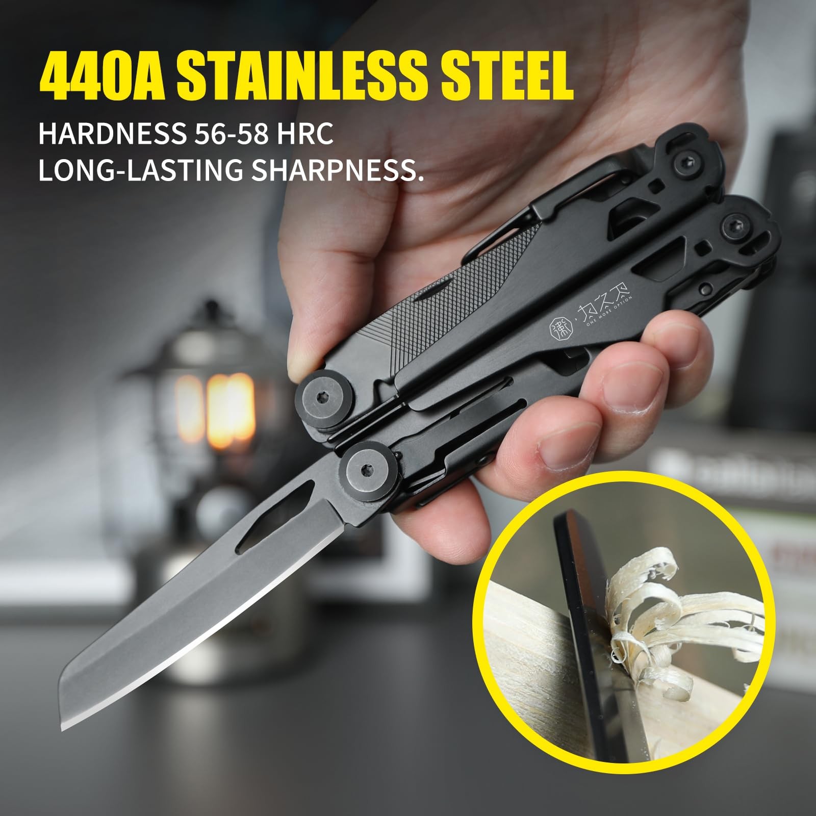 19-in-1 Multitool Pliers, Folding Pocket EDC Tool with Folding Blade, Scissor…