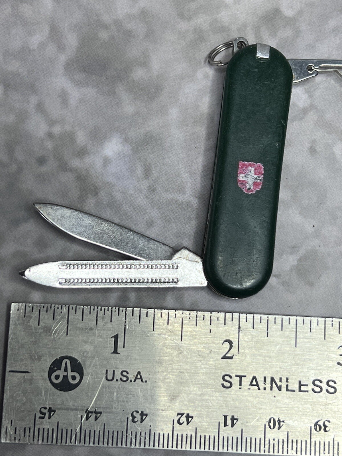 Vintage Green 55mm Multi Tool Pocket Tactical Camping Folding Army Knife #1699