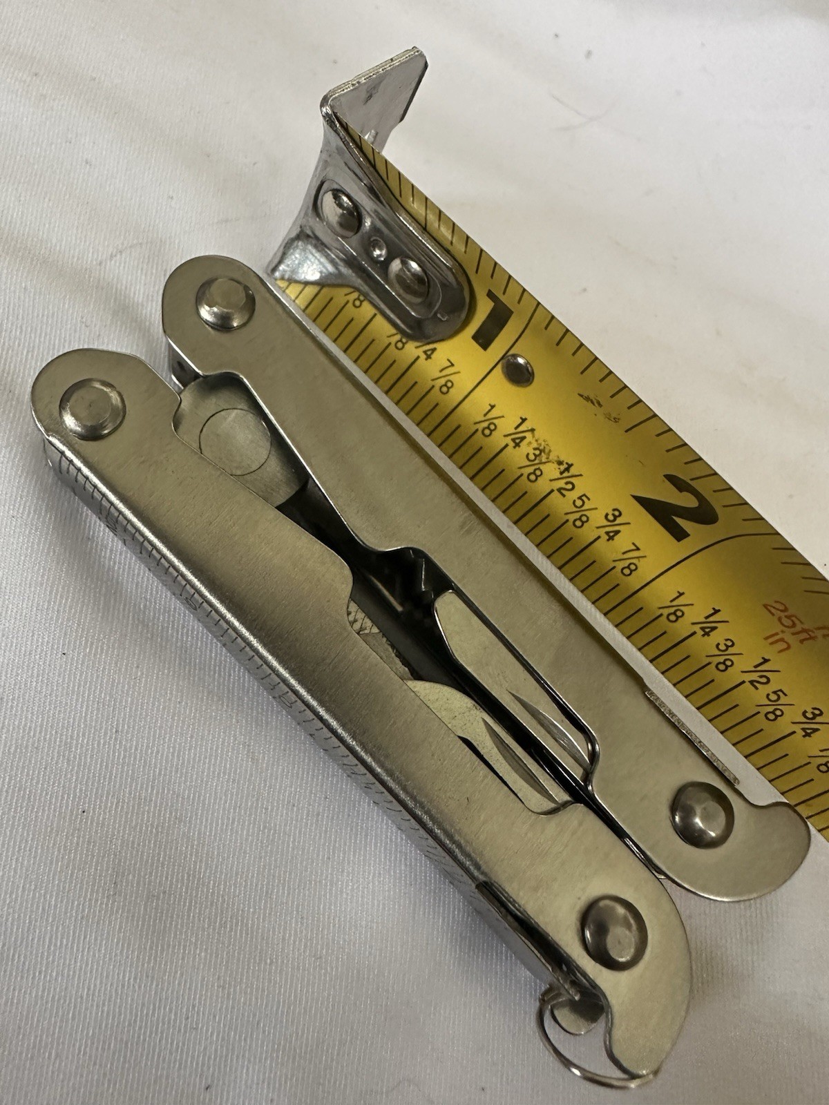 Multi-Tool 10 In 1 Folding Pliers Pocket Utility Knife w/ Sheath Branded “USAA”