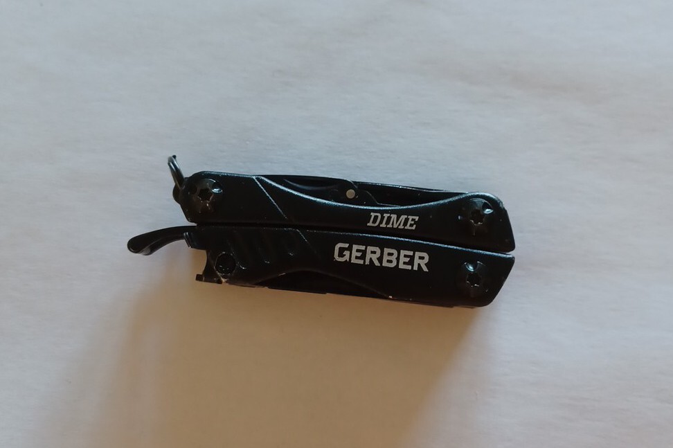 Gerber Dime Multi-Tool, Black, 9-tools, everyday carry, Very nice