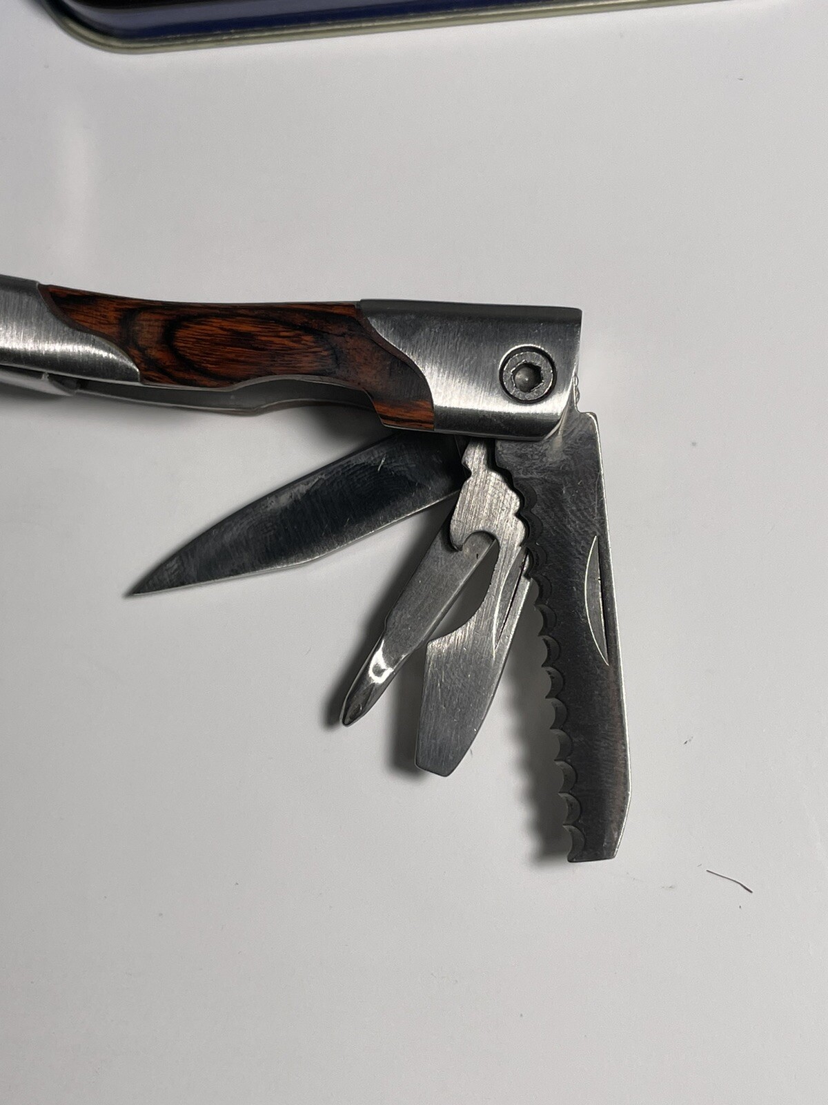 Florida Sportsman Series Multi Tool 5 Functions Stainless Steel w/ Light Knife