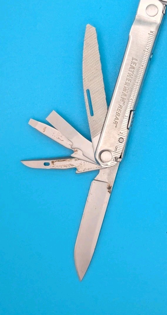 Leatherman Rebar Multi-Tool! Stainless! With Sheath! *ROGERS GROUP*