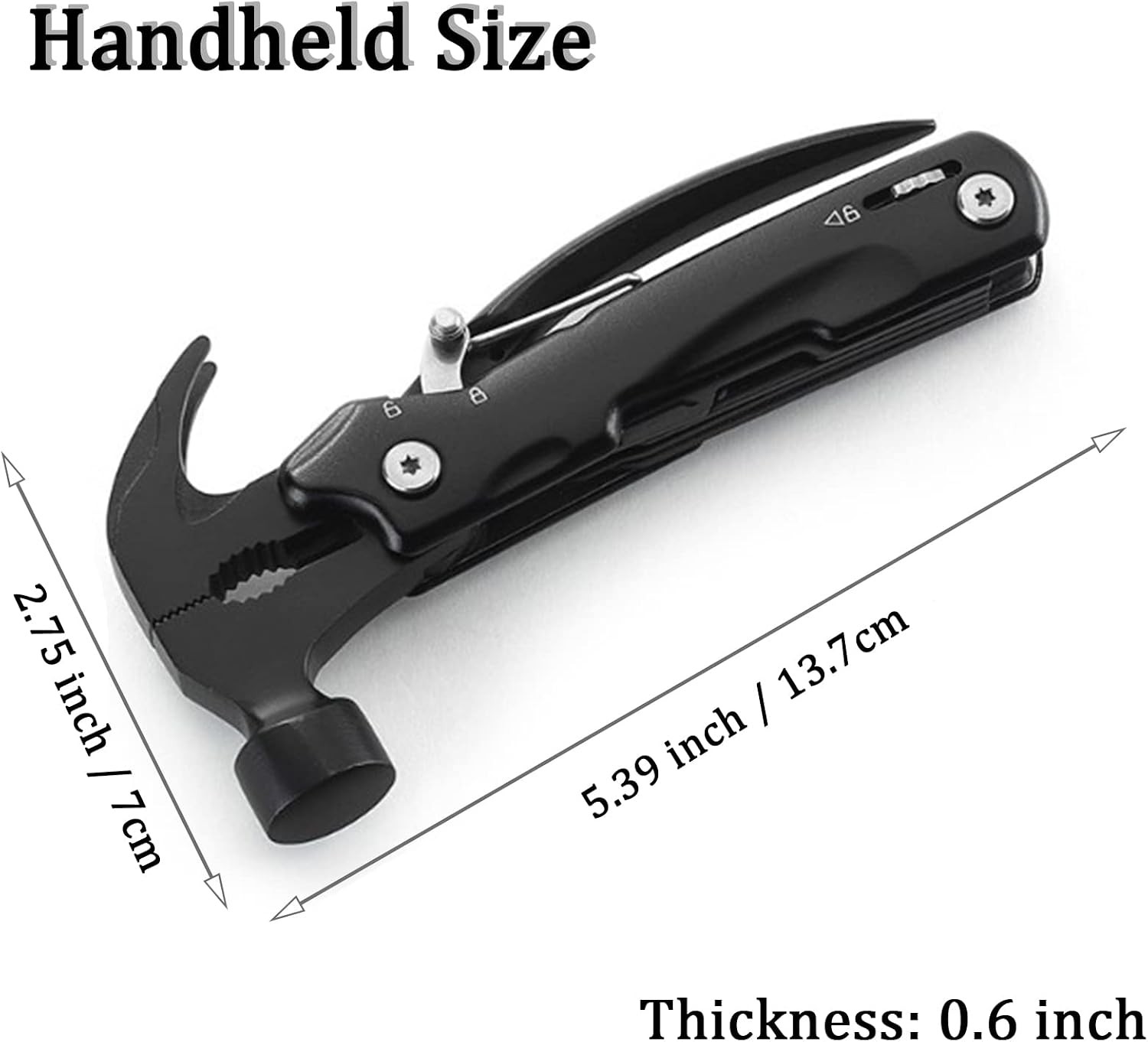 Multi‑functional Mini Claw Hammer Outdoor Camping Multi‑tool Pliers Gift