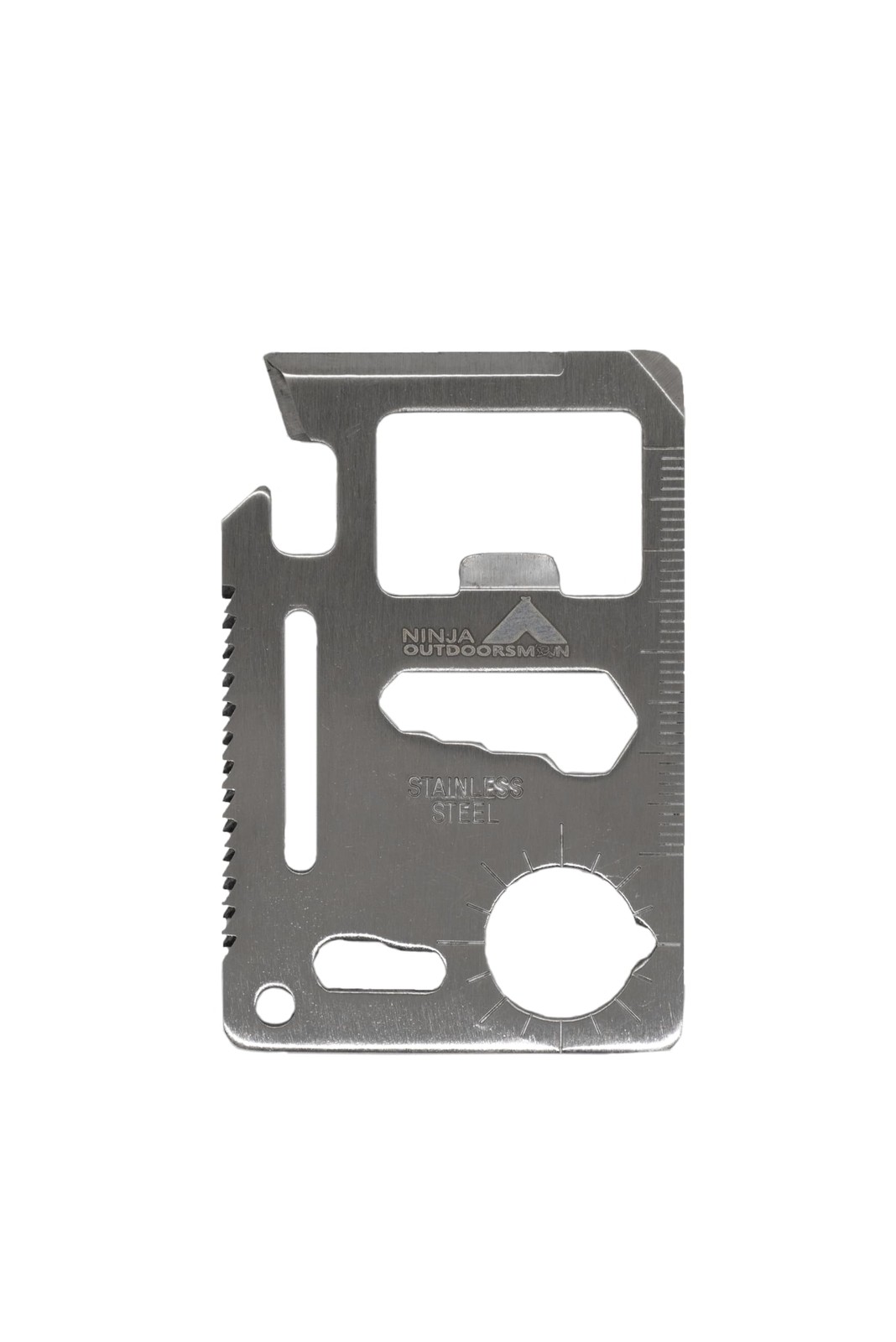 5pack Silver Rsman 11 In 1 Stainless Steel Credit Card Pocket Sized Survival M