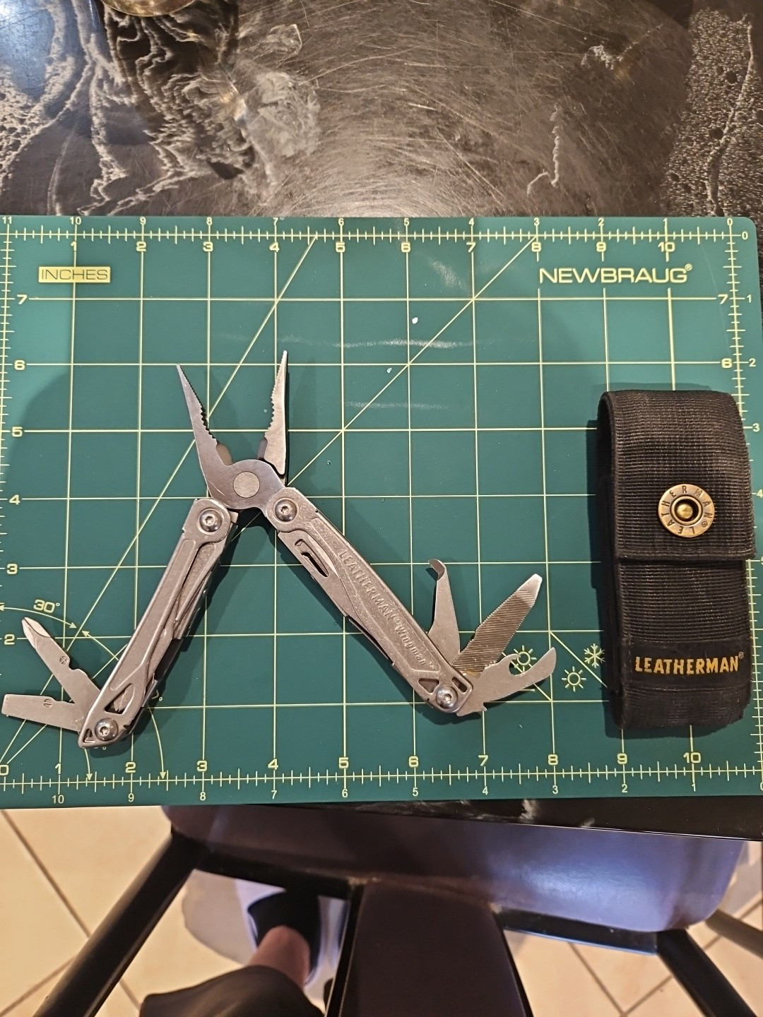 Leatherman Wingman Multi Tool Stainless Steel Made in USA BOD 0524 W/Clip