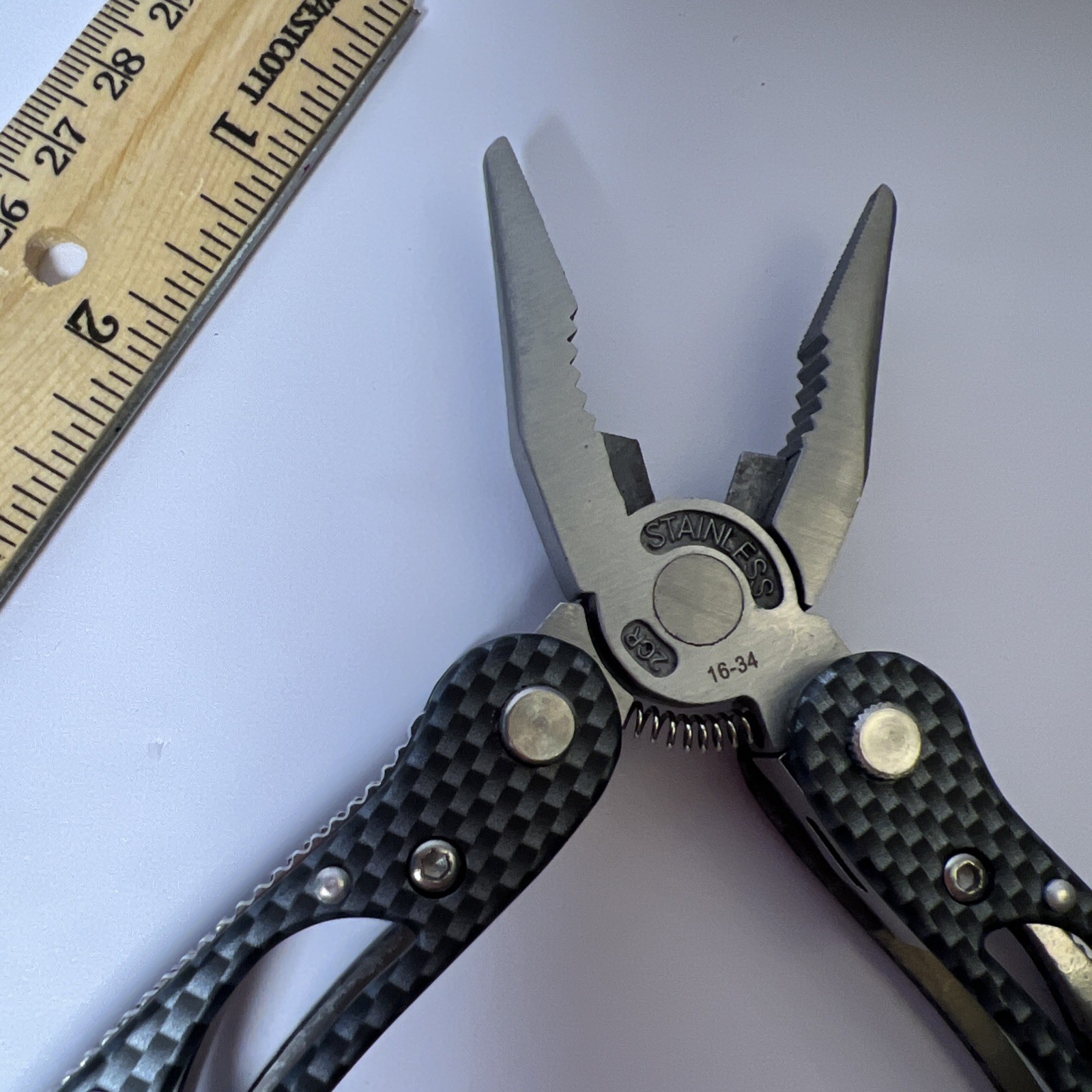 Schrade Stainless Steel 9 Piece Tough Multi-Tool NEW