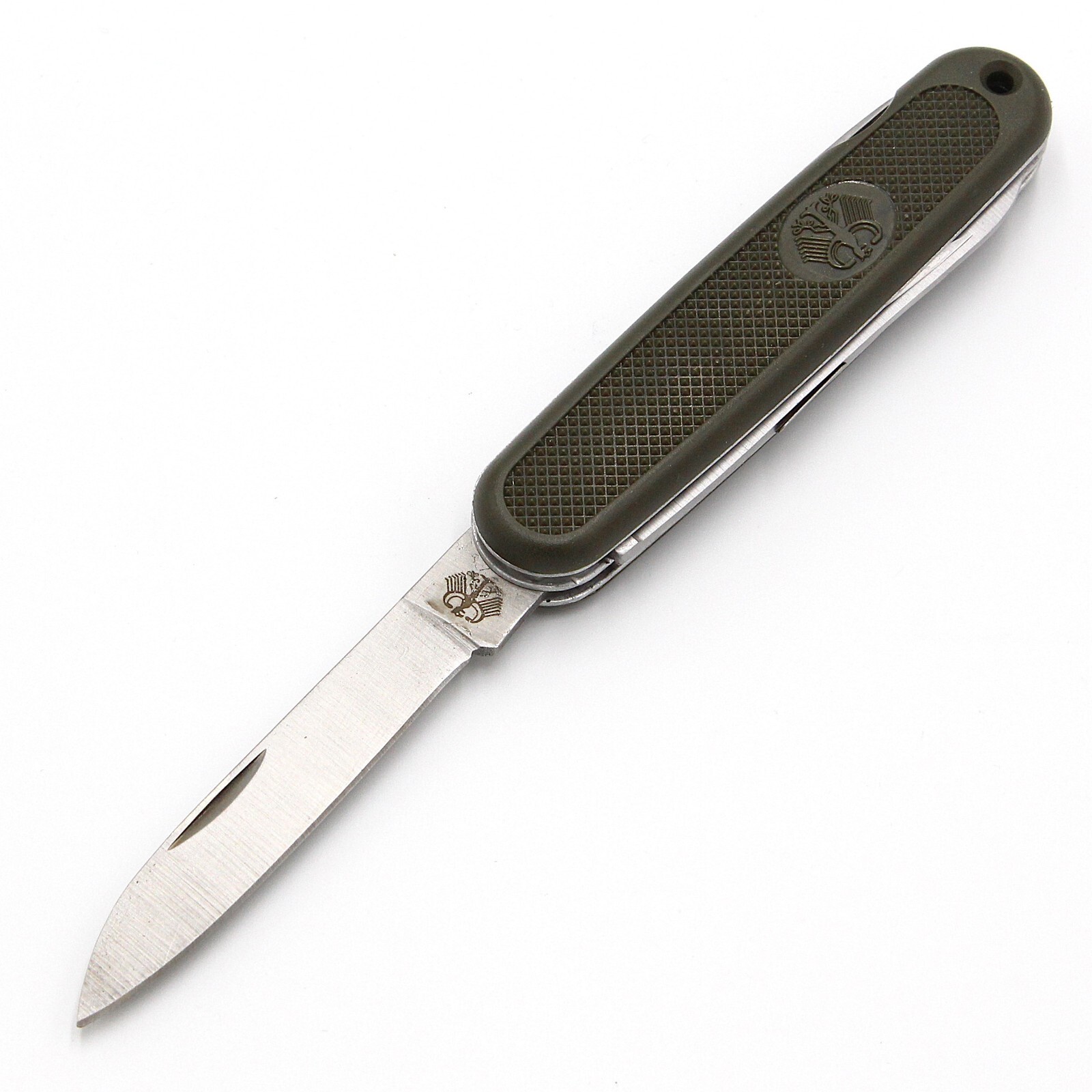 Military Bundeswehr 4 1/8″ Stainless GRN Multitool OD green Folding Knife 212