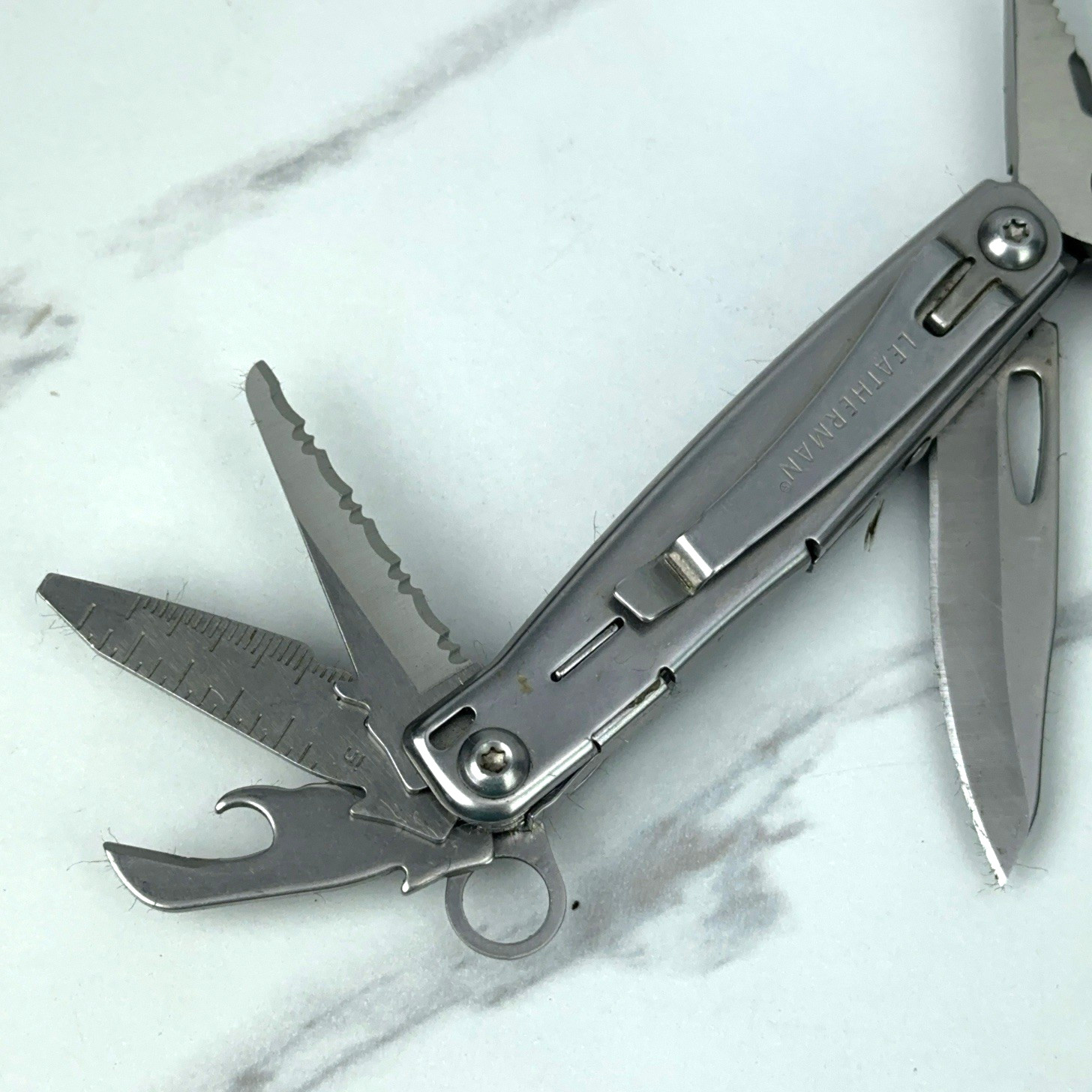Leatherman Sidekick Multi-Tool, Knife, Pliers, Saw, Stainless *DATED 05/16