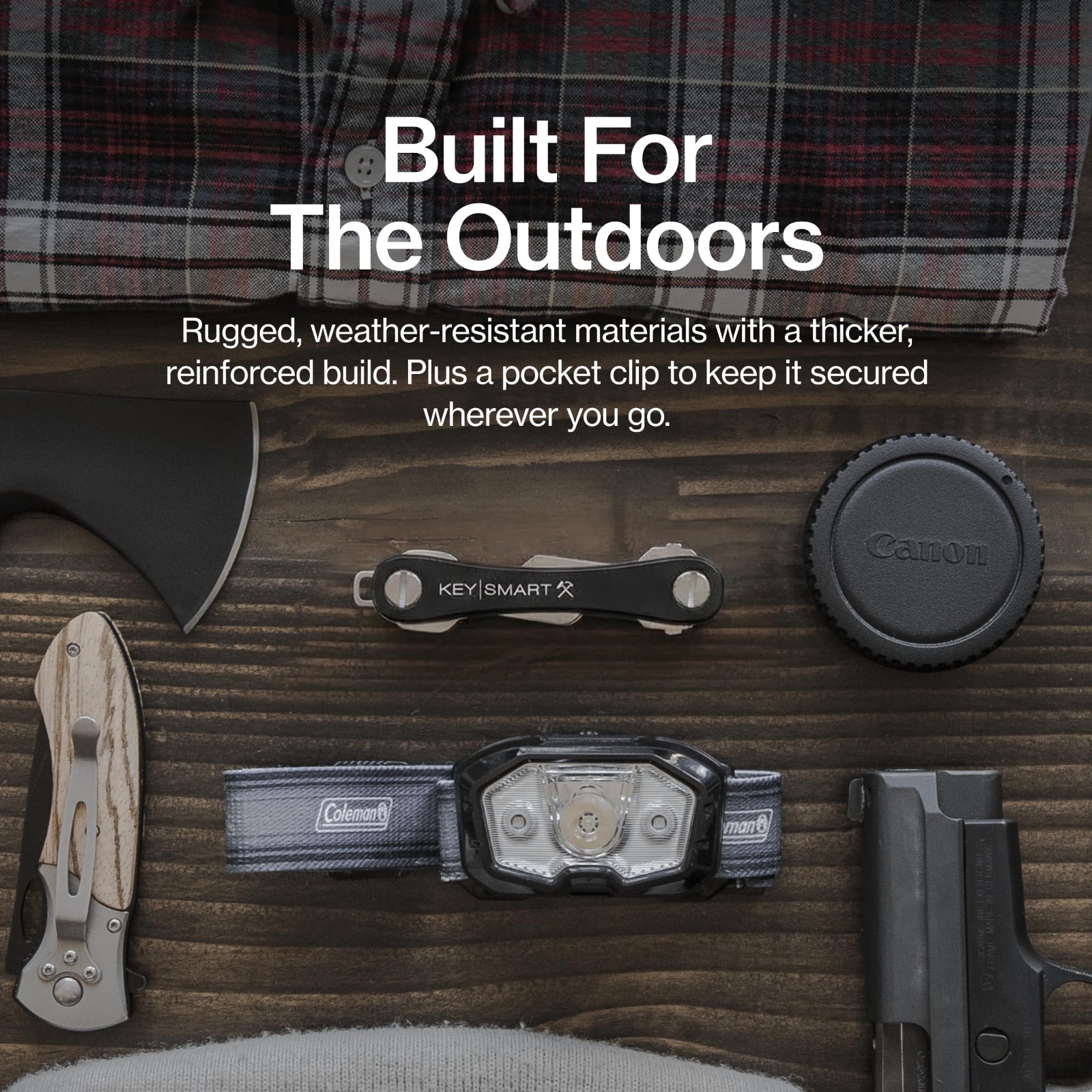Rugged Multitool Key Holder for Keychain – Bottle Opener, Pocket Clip, EDC Organ