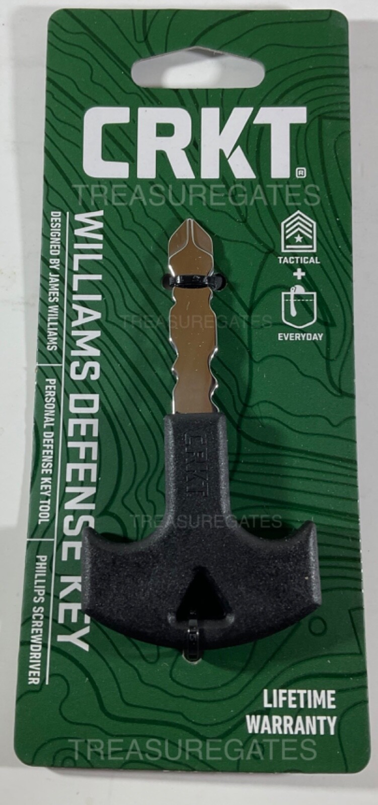 (2 Pack) CRKT Williams Personal Defense Tactical Key Chain Tool Survival EDC-NEW